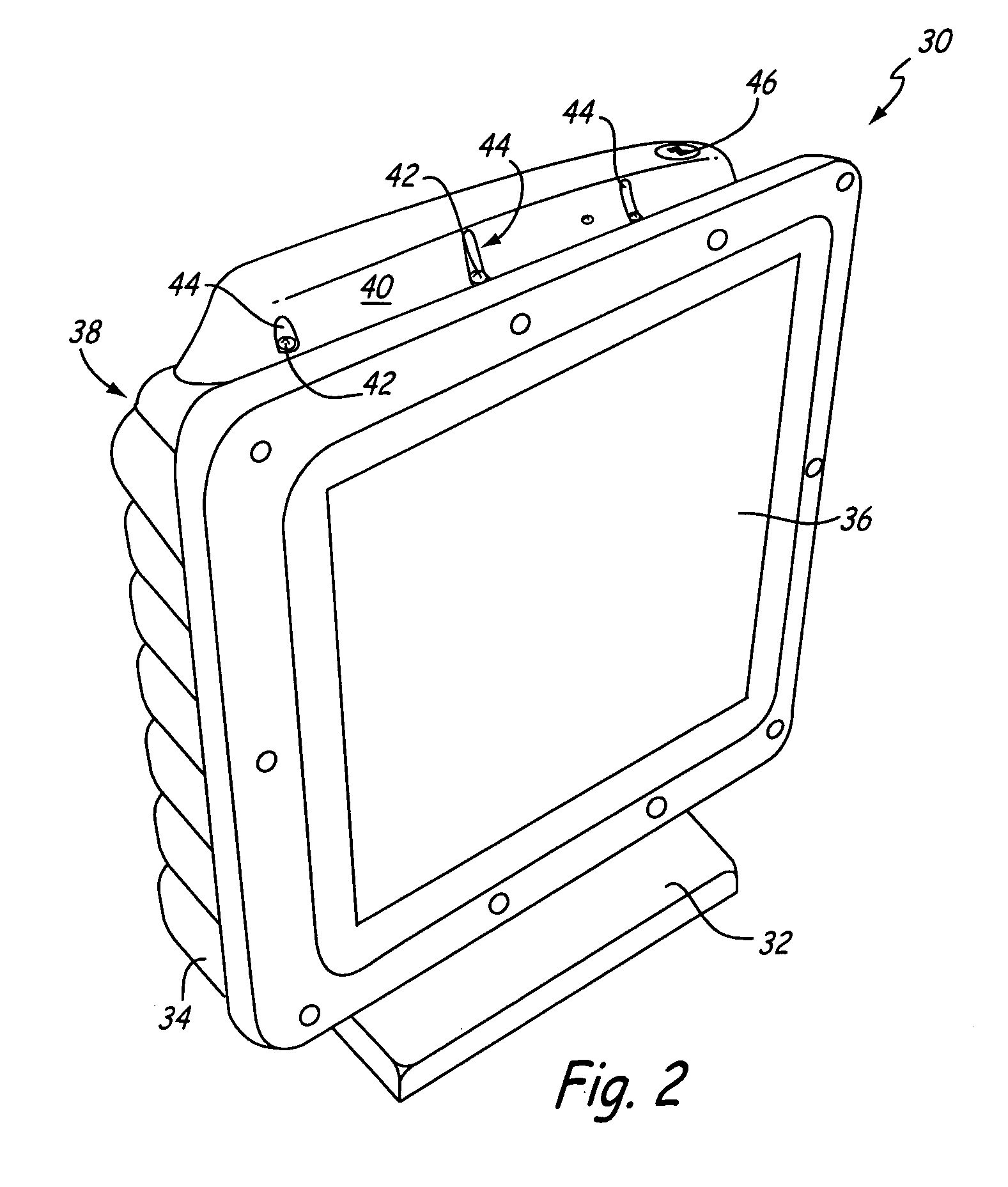 Integrated antenna/access door for a mobile computer