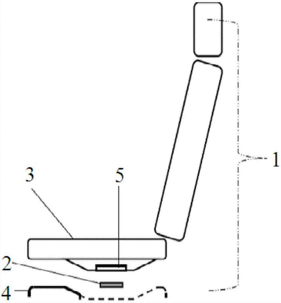 Compression spring type safety belt reminding device