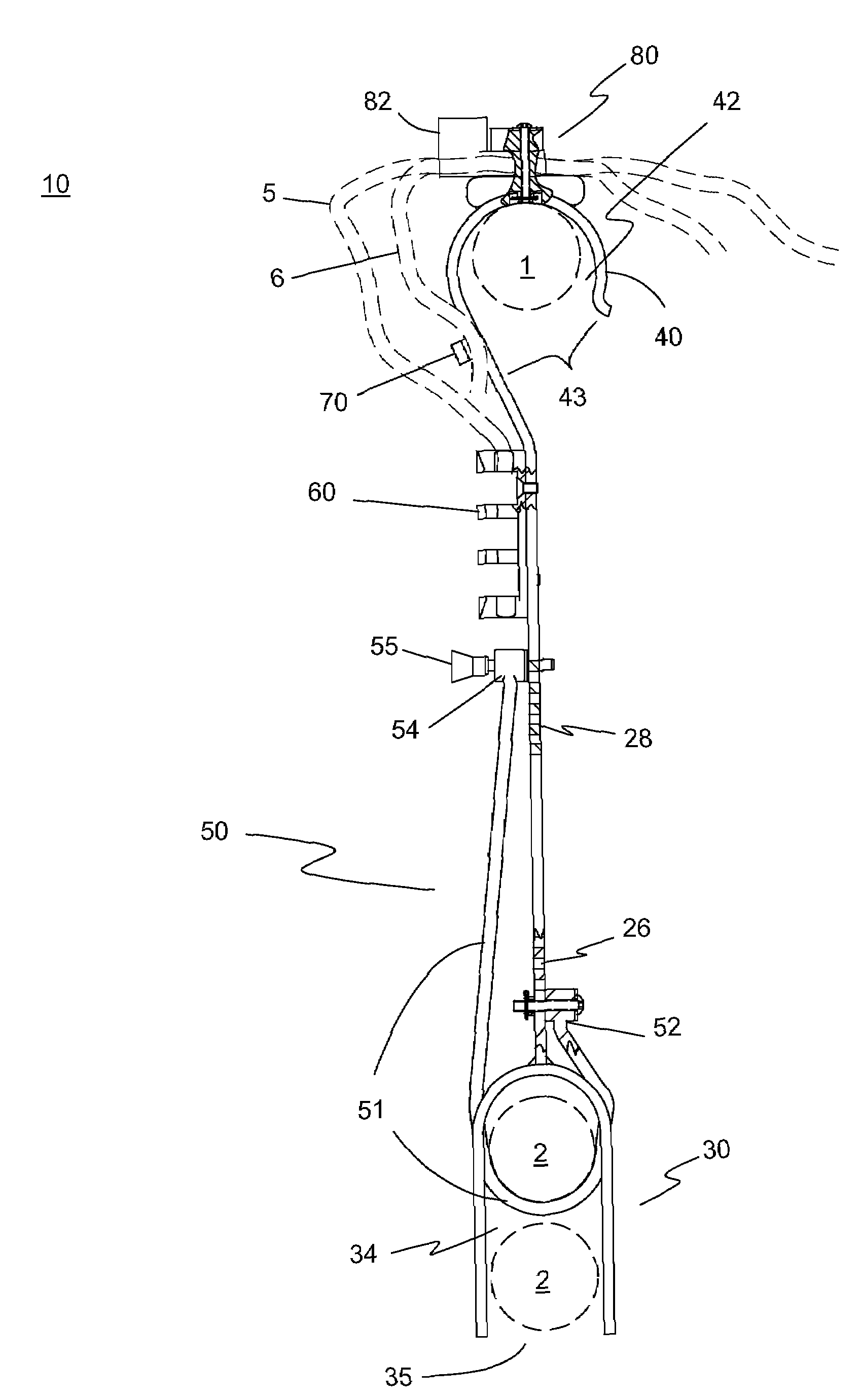 Cable management and tie-off apparatus