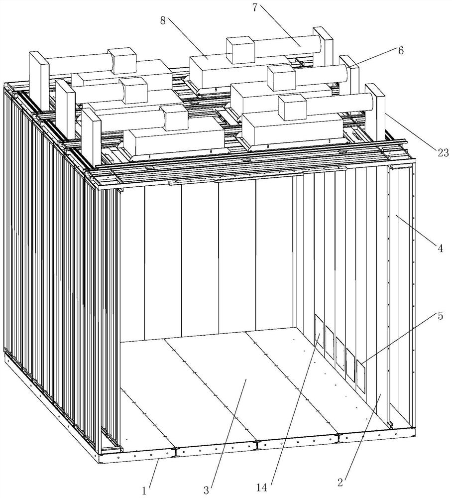 Heavy-load clean goods elevator