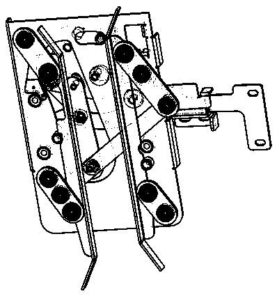 Anti-scrabbling door vane structure for elevator