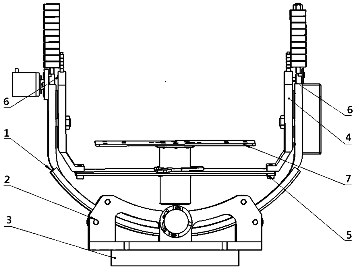 Posture simulation system and method for rotary wing unmanned aerial vehicle