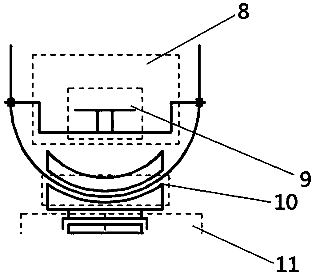 Posture simulation system and method for rotary wing unmanned aerial vehicle