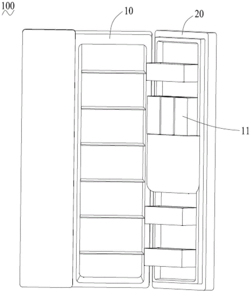 Particulate matter container and refrigerator with the same