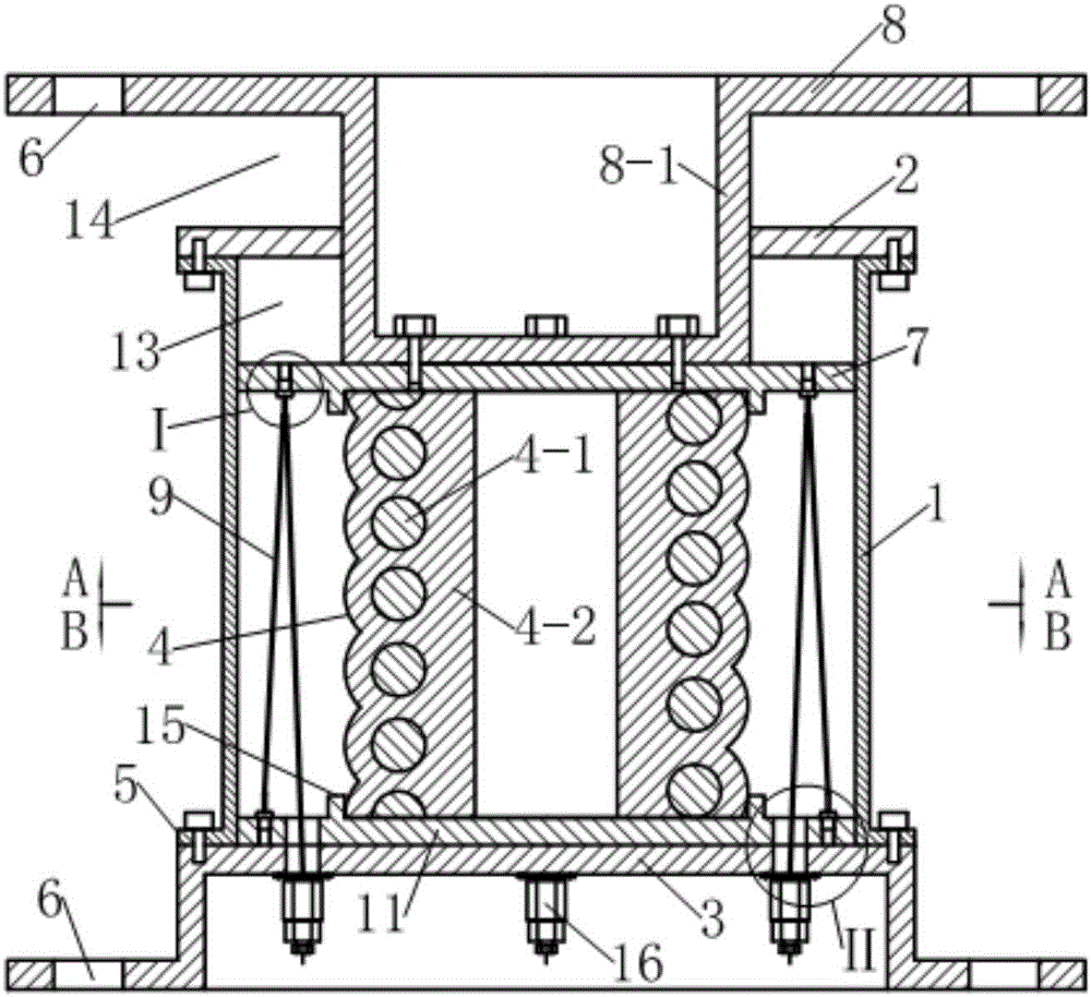 Composite spring damper capable of regulating initial stiffness