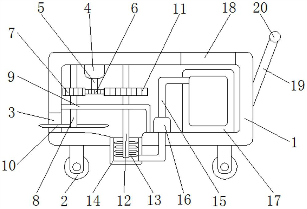 Semi-automatic weeding equipment for agricultural planting