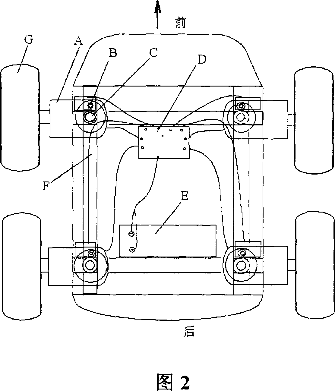 Auxiliary steering device of automobile