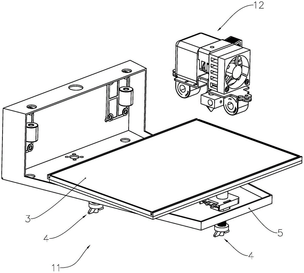 Three-dimensional printing platform adjusting method and three-dimensional printer