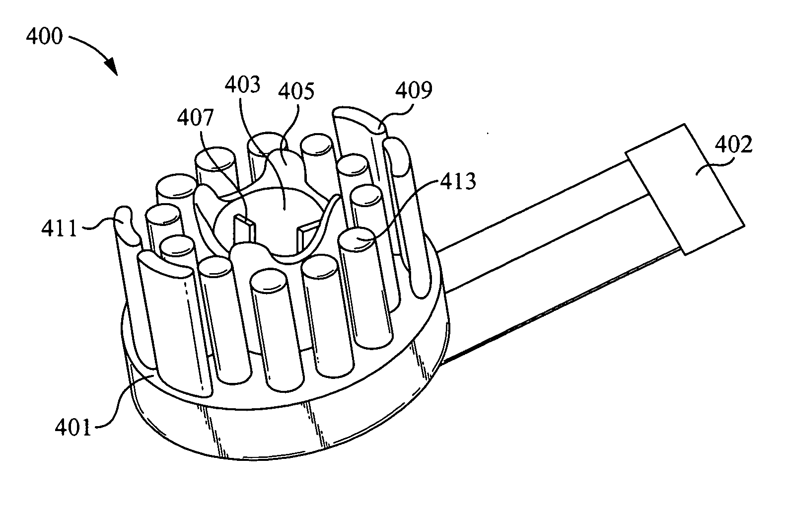 Powered toothbrush with polishing elements