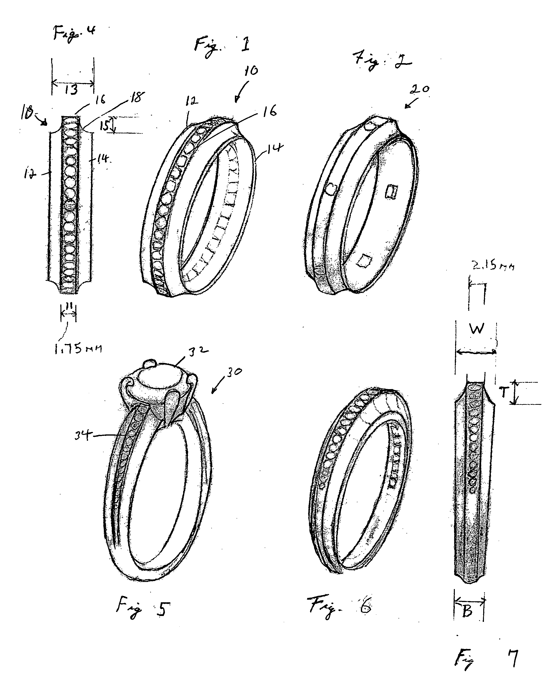 Close fitting ring
