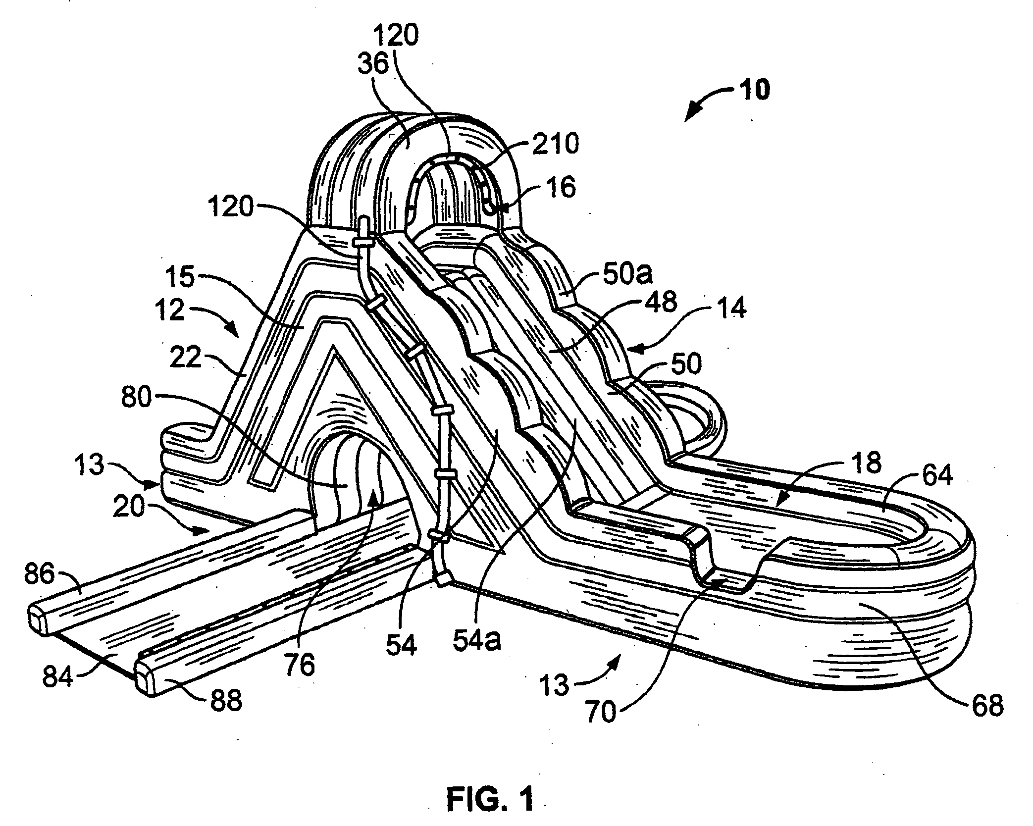 Inflatable car-wash-configured water toy and method