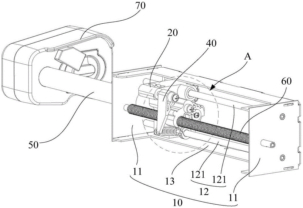 Syringe driving mechanism and injection pump