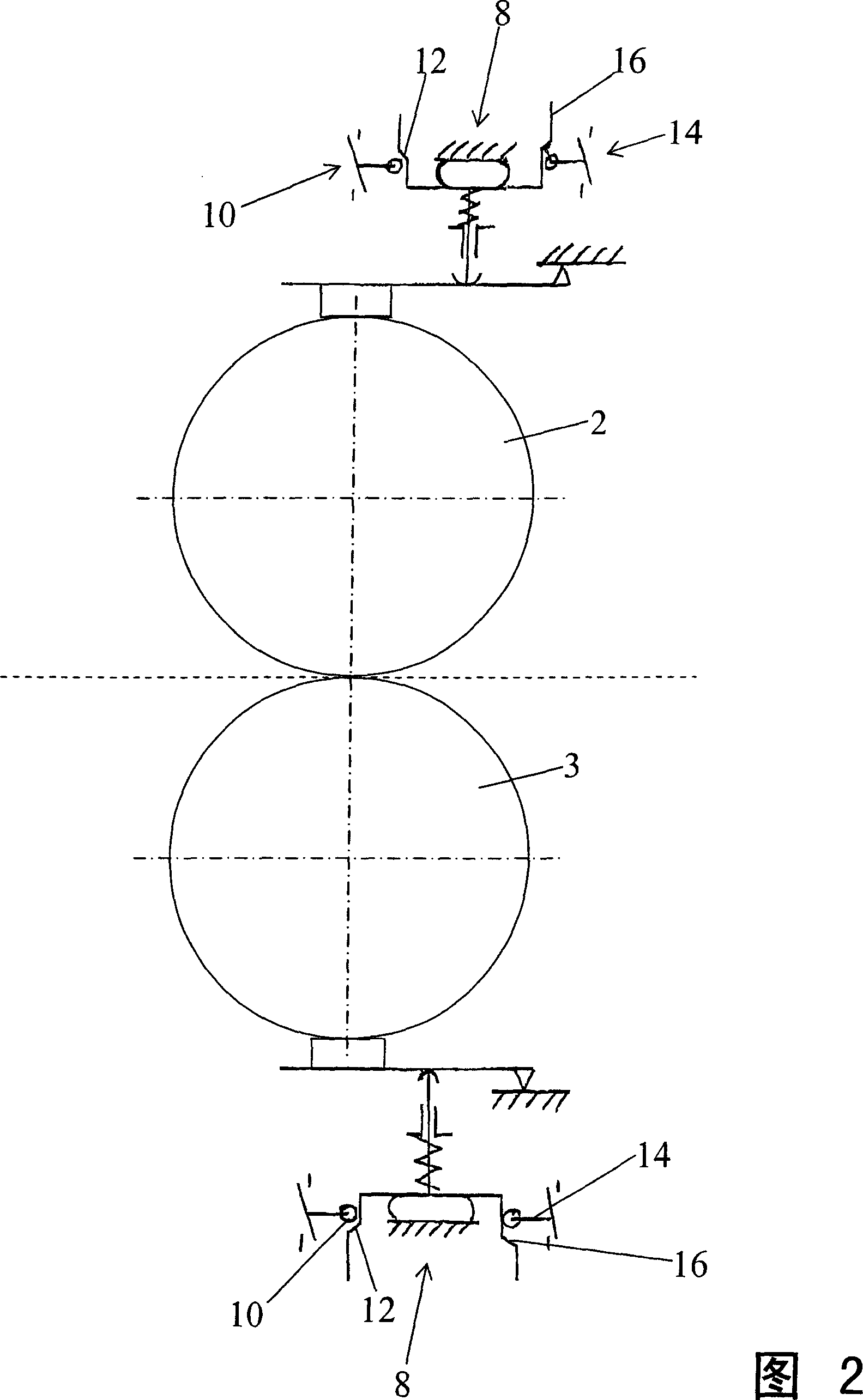 Sealing device for machines for thermal treatment of yarns