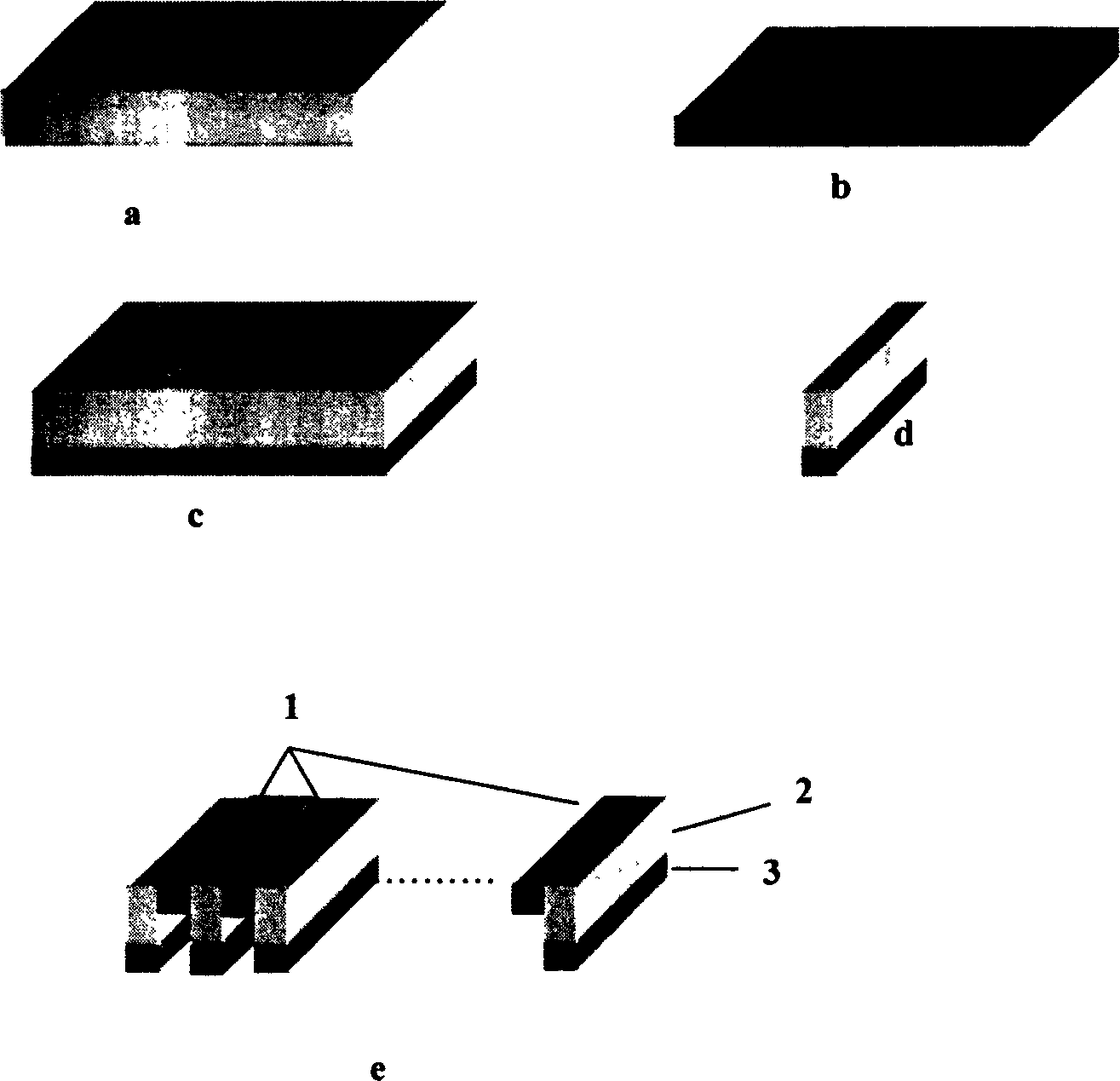 Composite heat sink semiconductor laser structure and its prepn. method