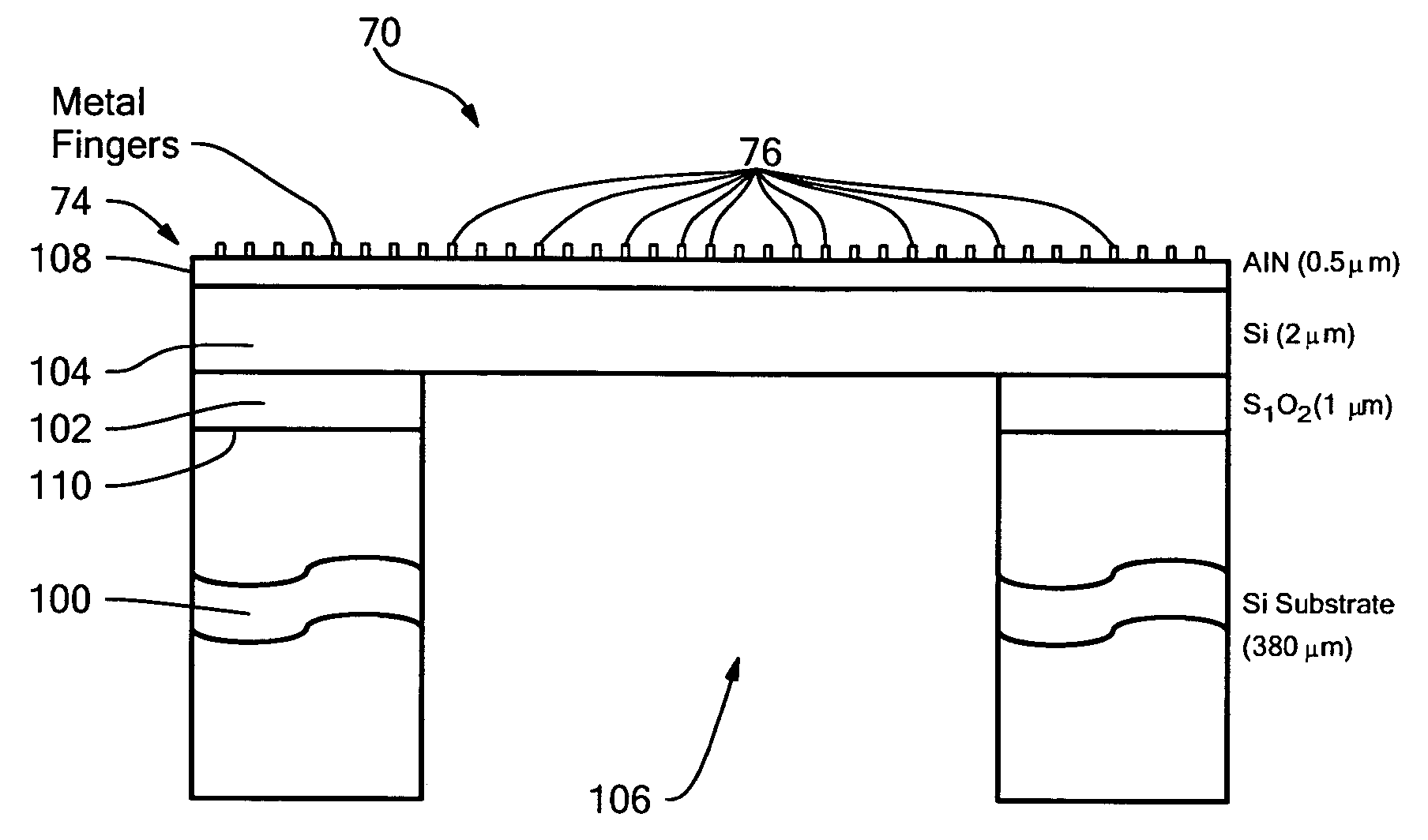 Flexural plate wave sensor