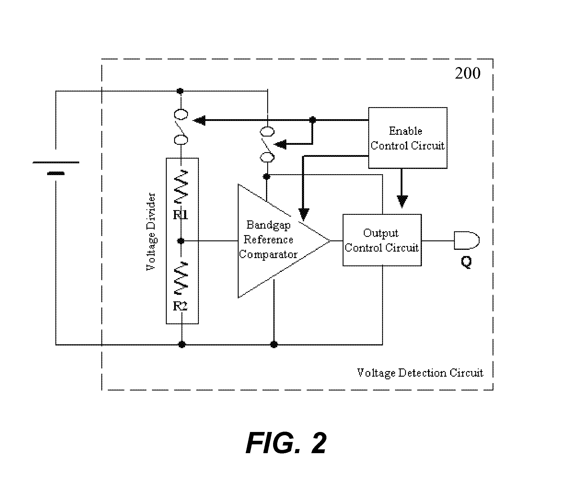 Accurate scan-mode voltage detection circuit