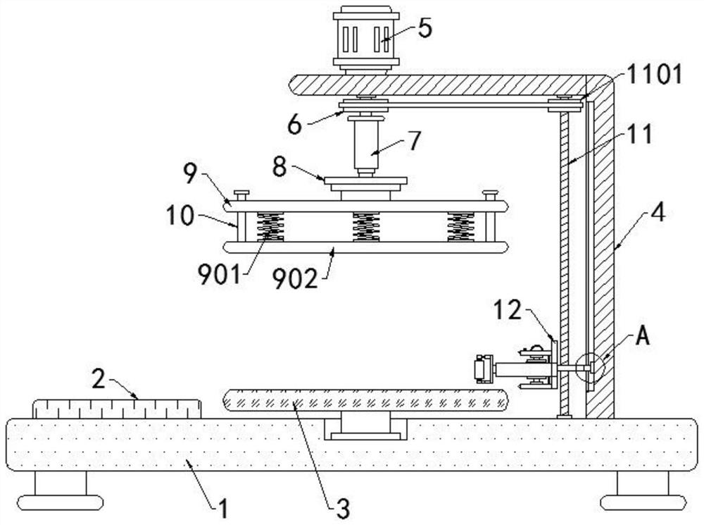 E-commerce goods automatic packing device with weighing function