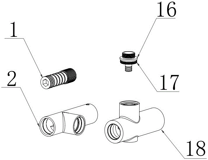 A novel shower column