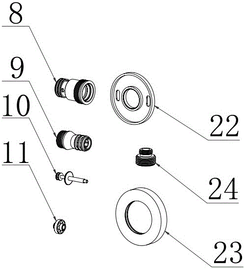 A novel shower column