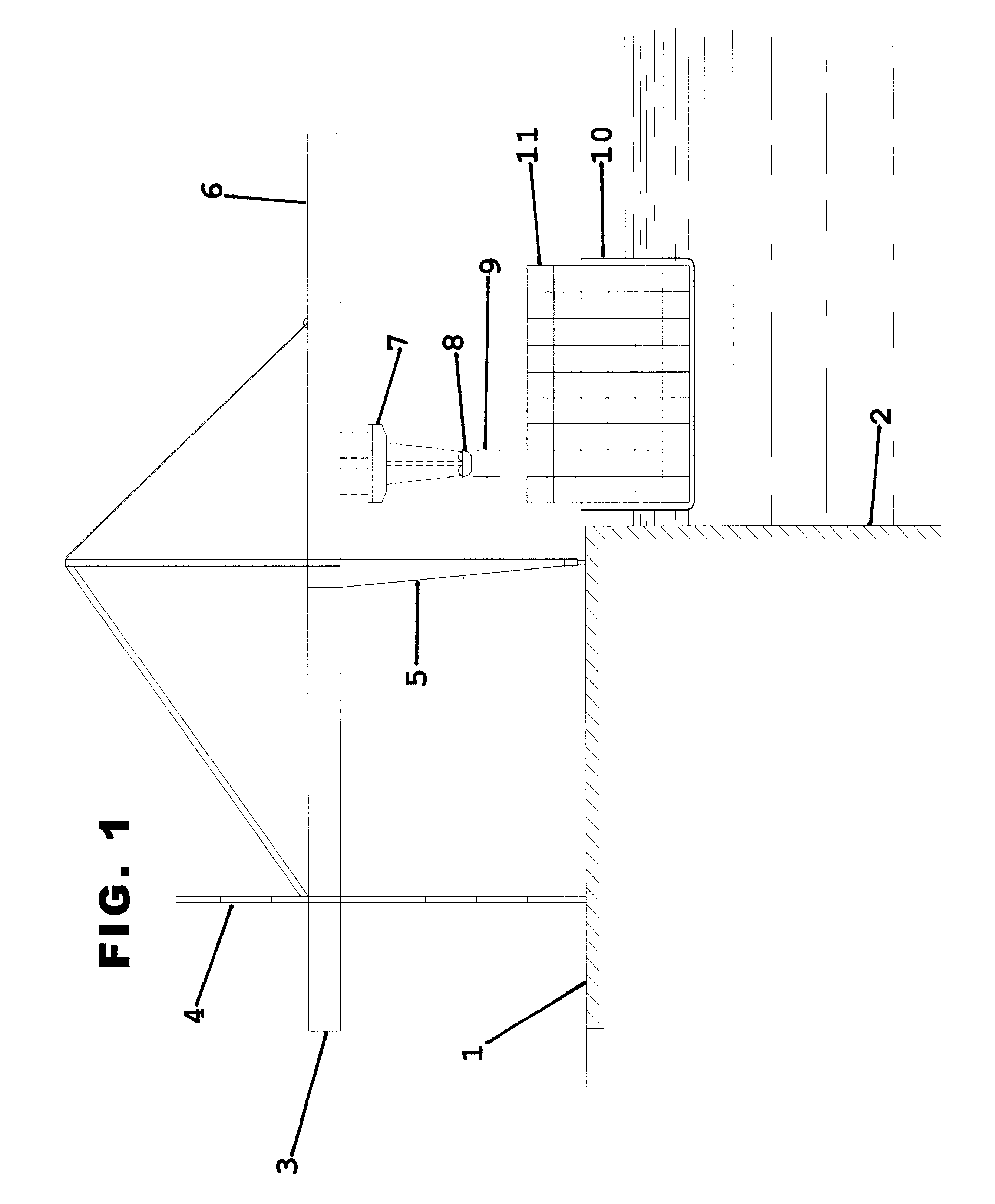Container crane radiation detection systems and methods