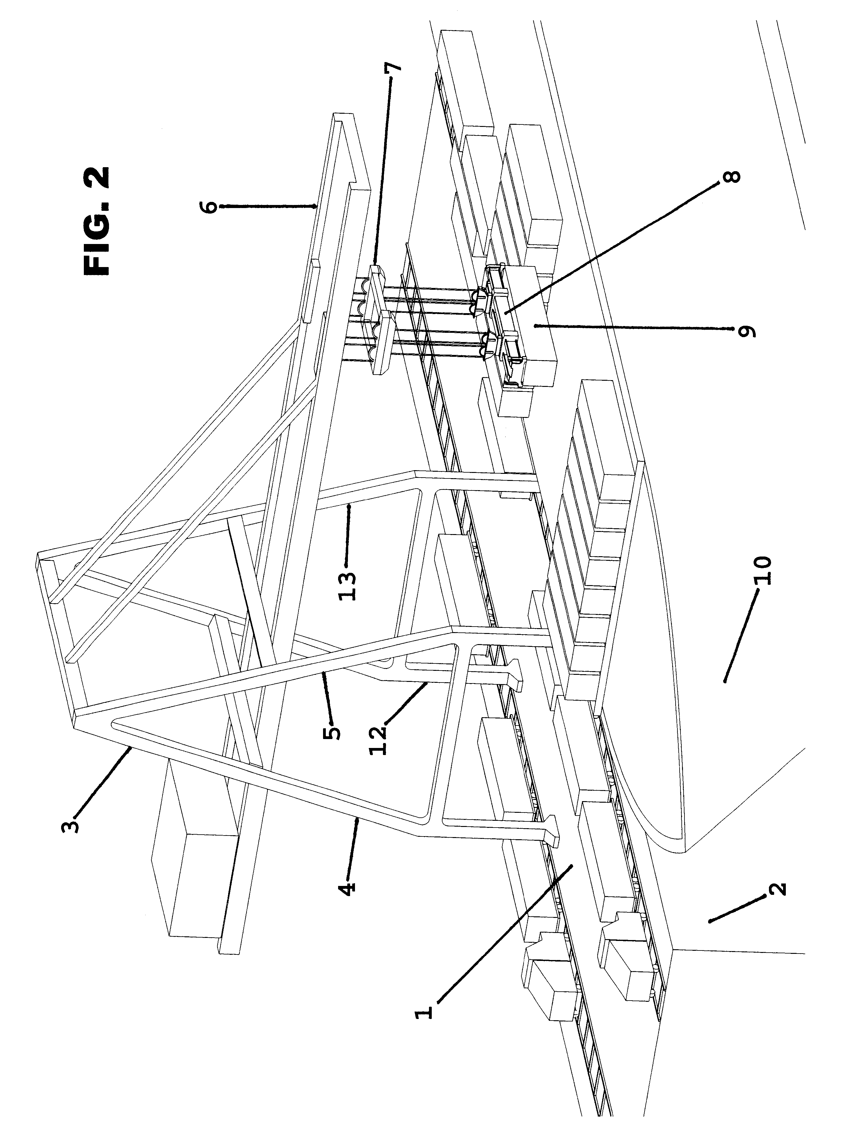 Container crane radiation detection systems and methods