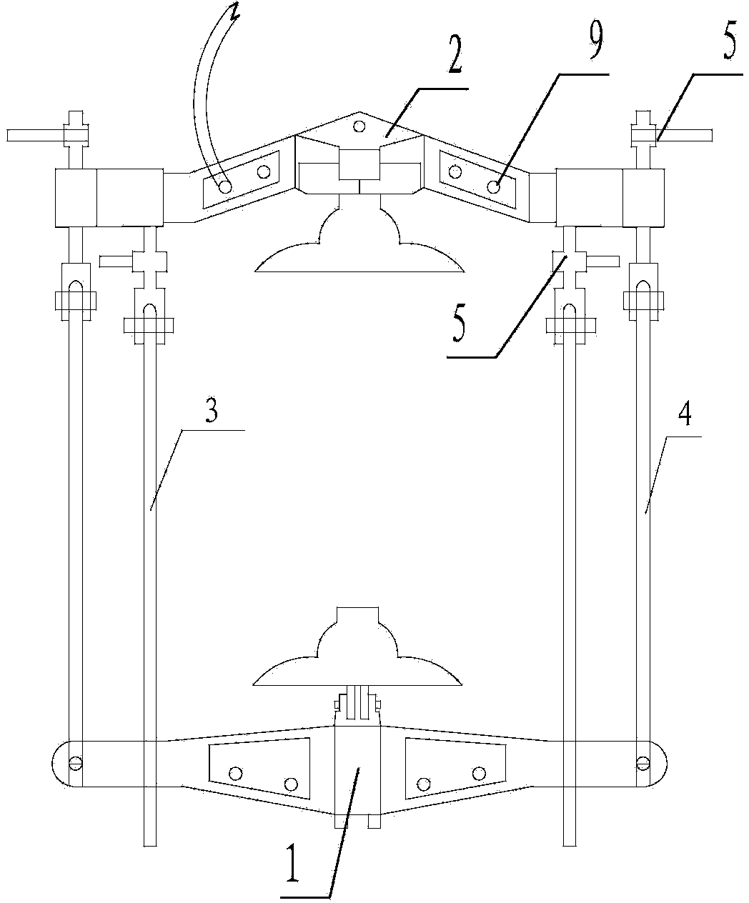 Protection strengthening type wing-shaped fixture