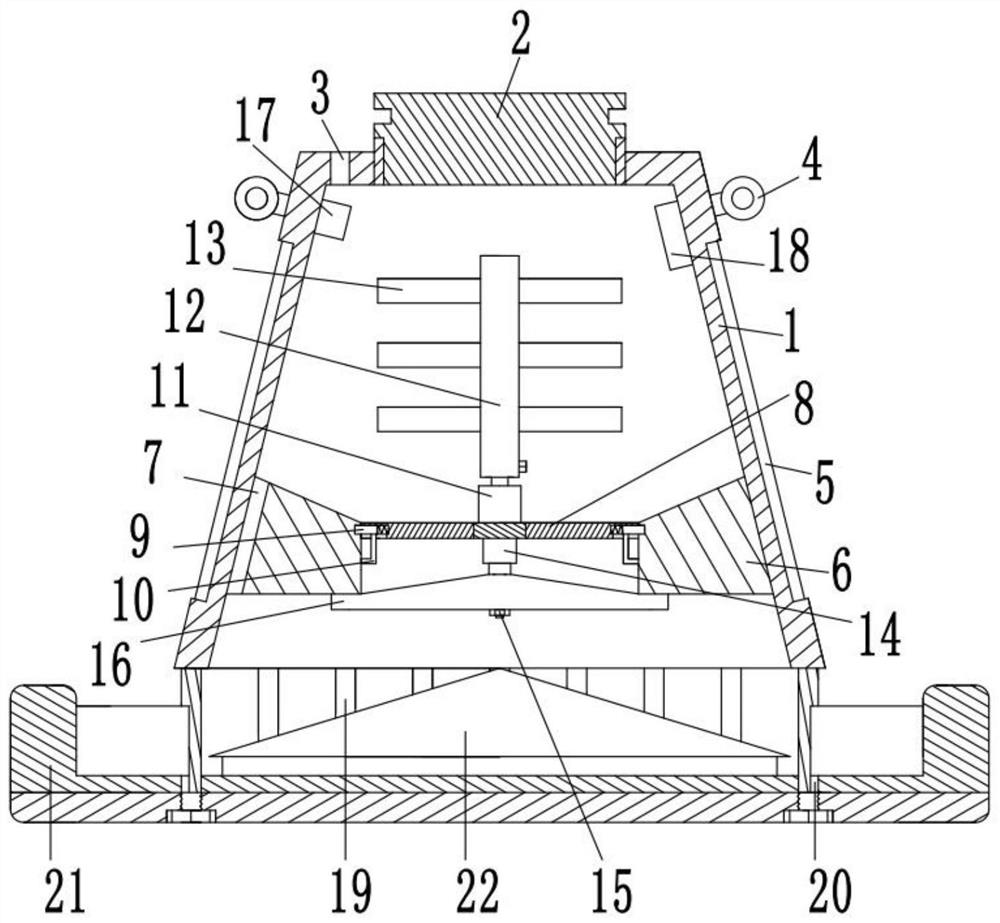 A feed-saving automatic feeding device for large-scale waterfowl breeding