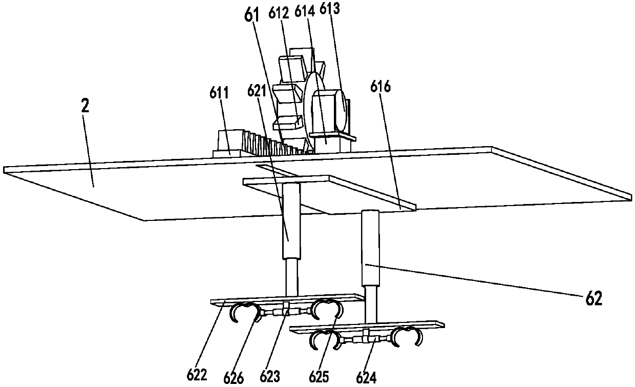 Agricultural hydroponic vegetable harvesting and retreating robot