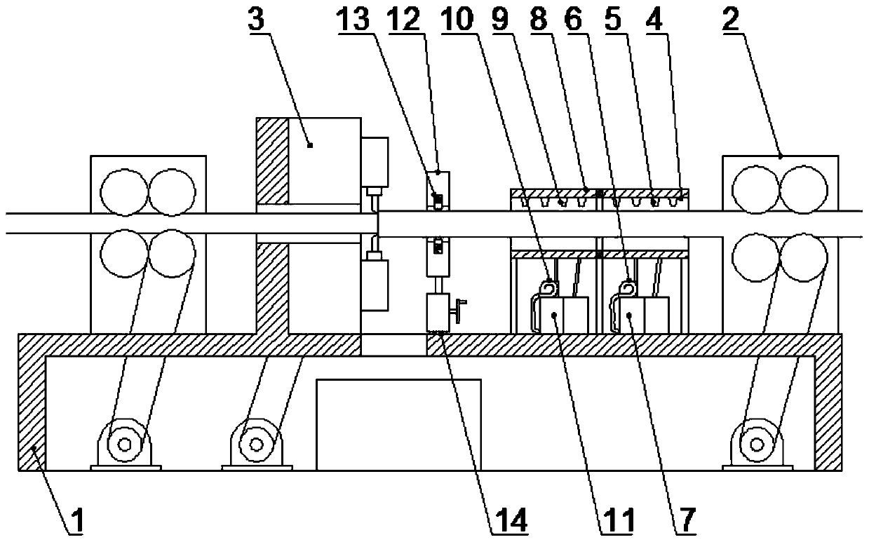 A chemical erosion peeling machine