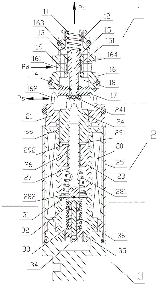 Control valve for swash-plate type variable displacement compressor