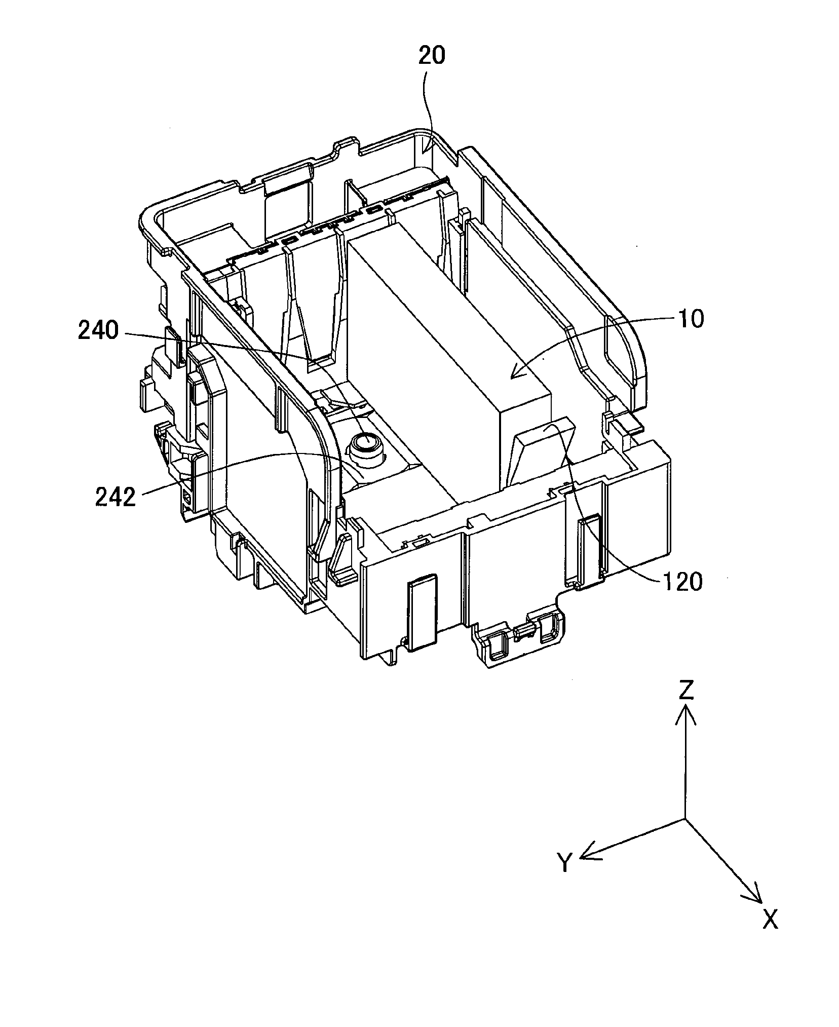 Printing material cartridge and printing material supply system