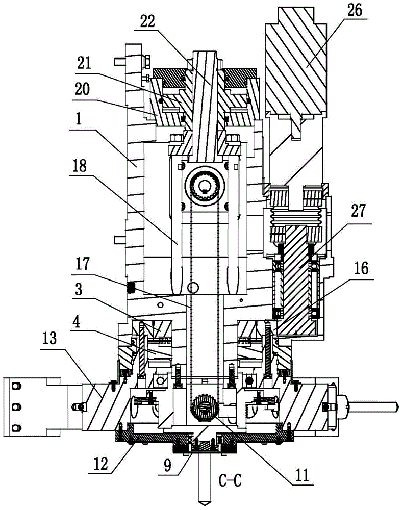 A hydraulic locking power tool table for compound machining