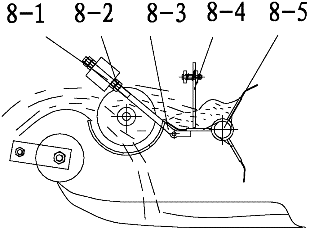 Soil-throwing type all profiling film laminating machine capable of pressing film vertically and horizontally and performing rotary tillage of earth surface