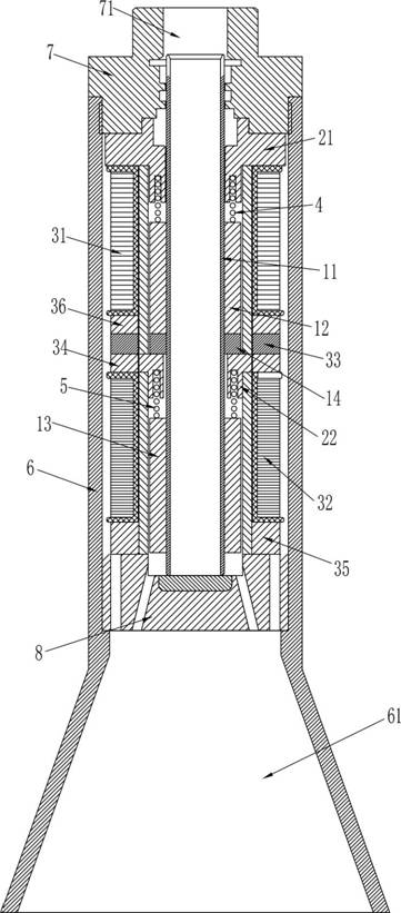 Ultrahigh-temperature, high-pressure, large-flow and quick-response electromagnetic valve