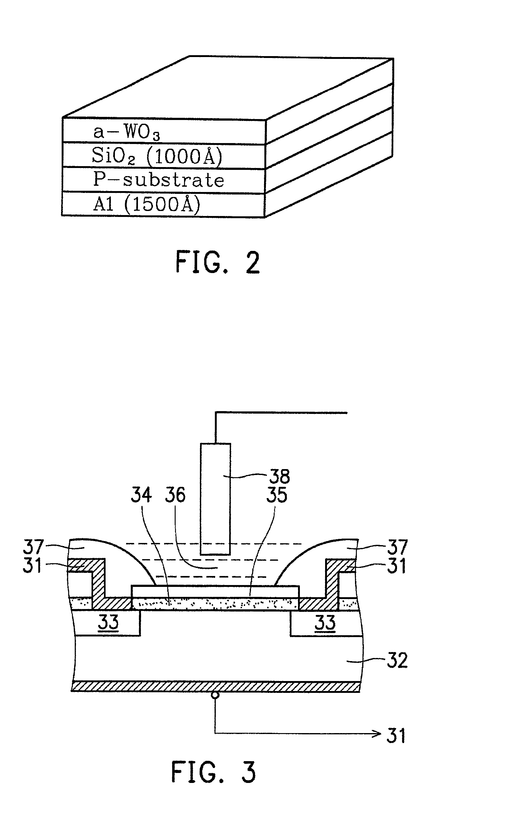 a-wo3-gate isfet devices and method of making the same
