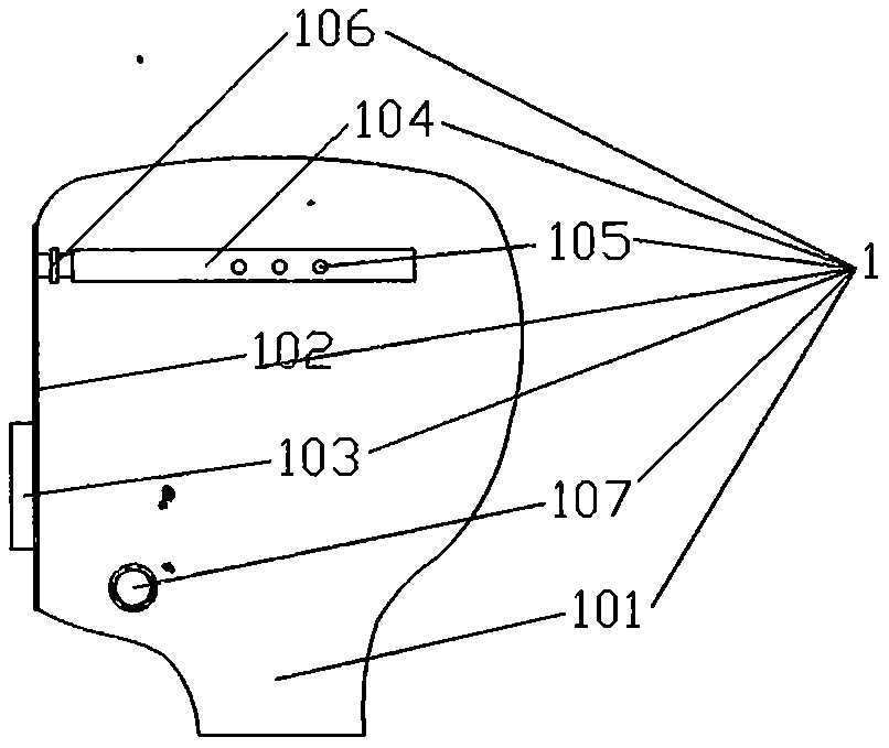 Pressure type personal protective mask