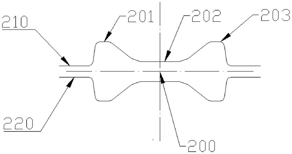 Hole pattern for producing I-shaped steel and rolling method of I-shaped steel