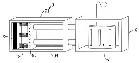 A roller heating device for textile