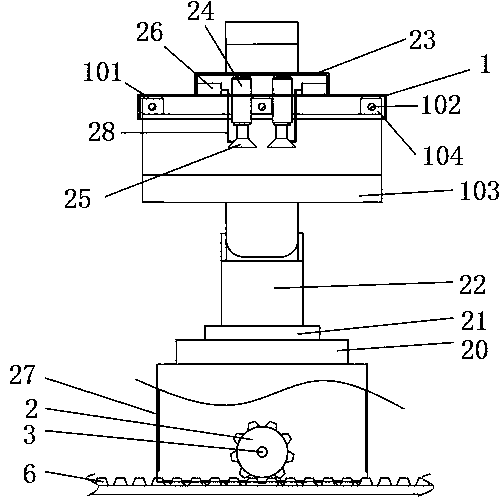 Transfer manipulator for panel furniture