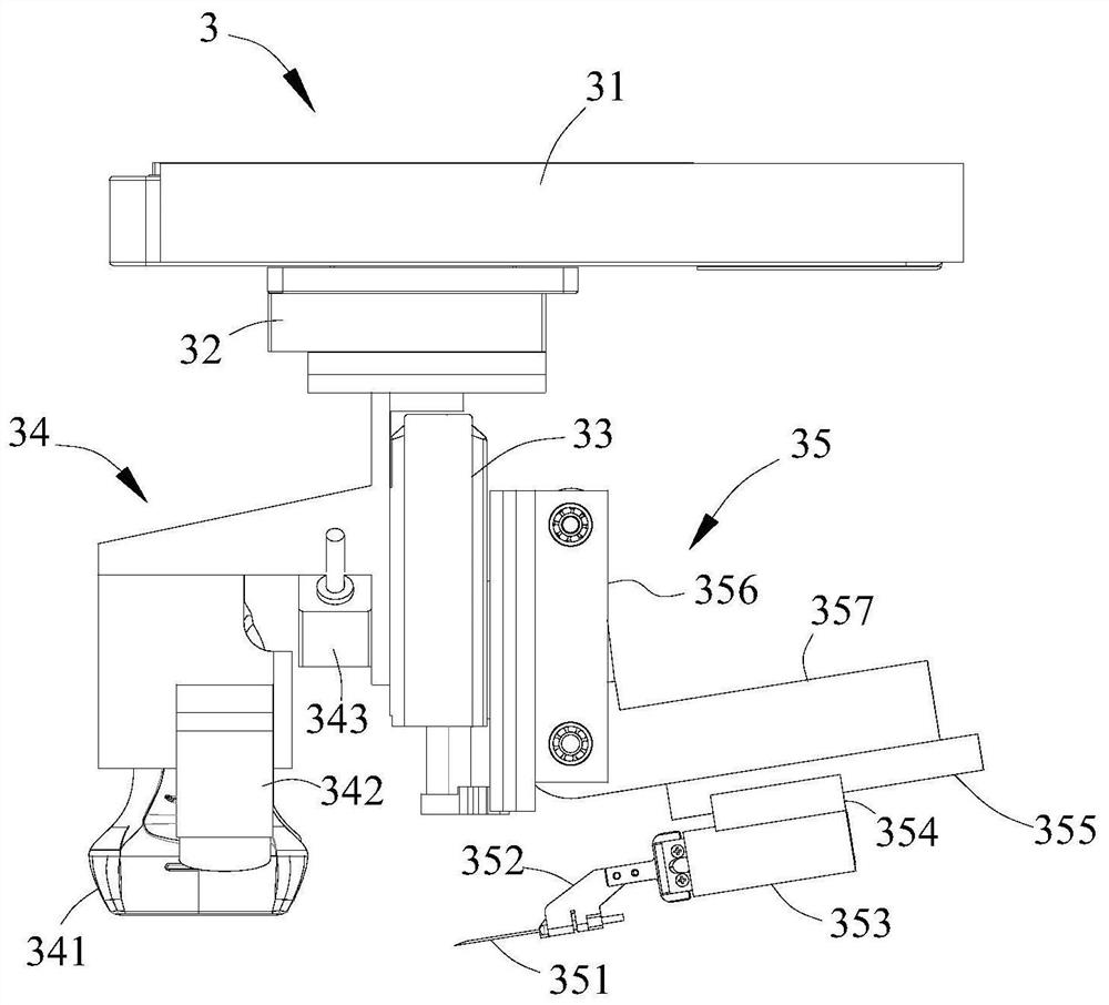 Binocular vision blood collecting device and blood collecting robot provided with same