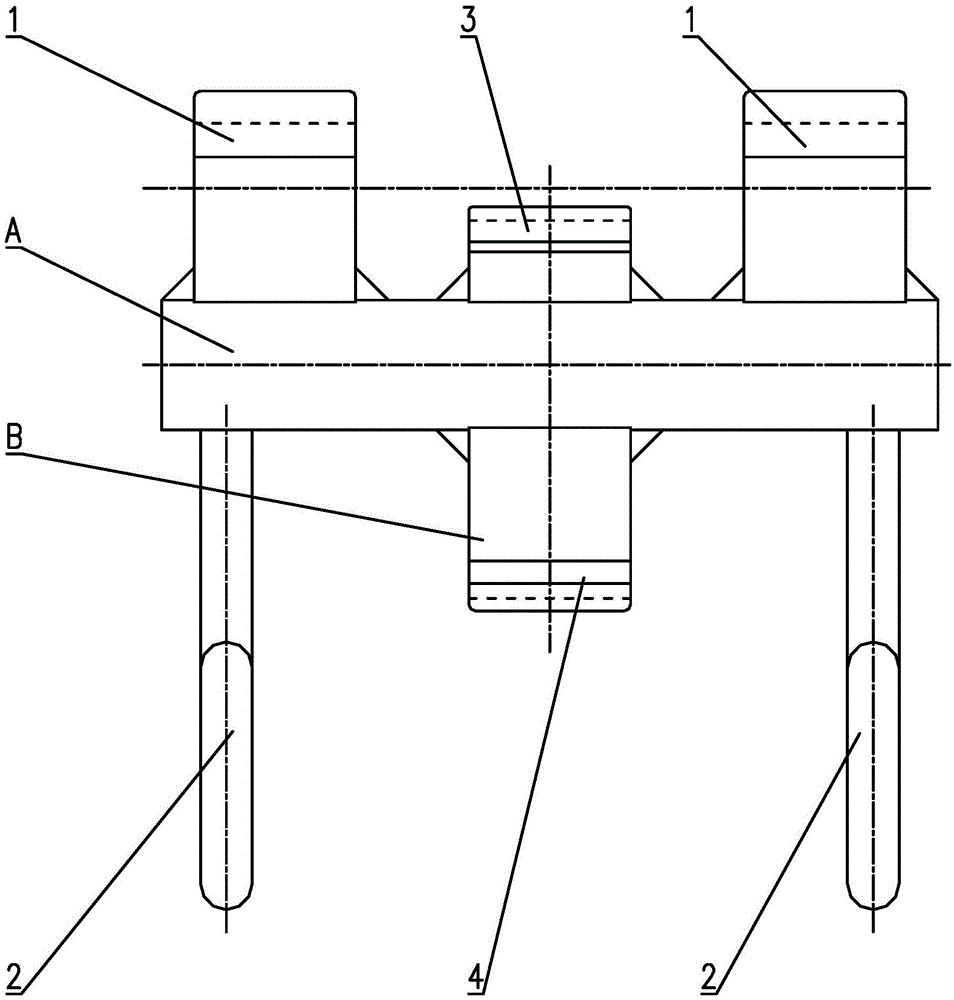 Tension self-locking type power transmission cable suspension tool for power transmission line