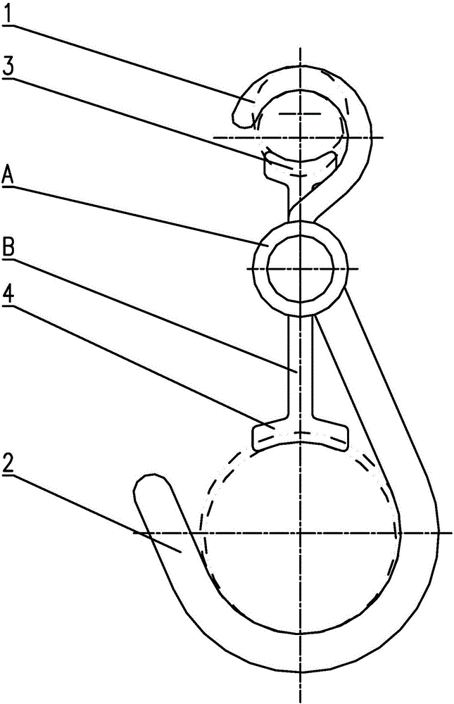 Tension self-locking type power transmission cable suspension tool for power transmission line