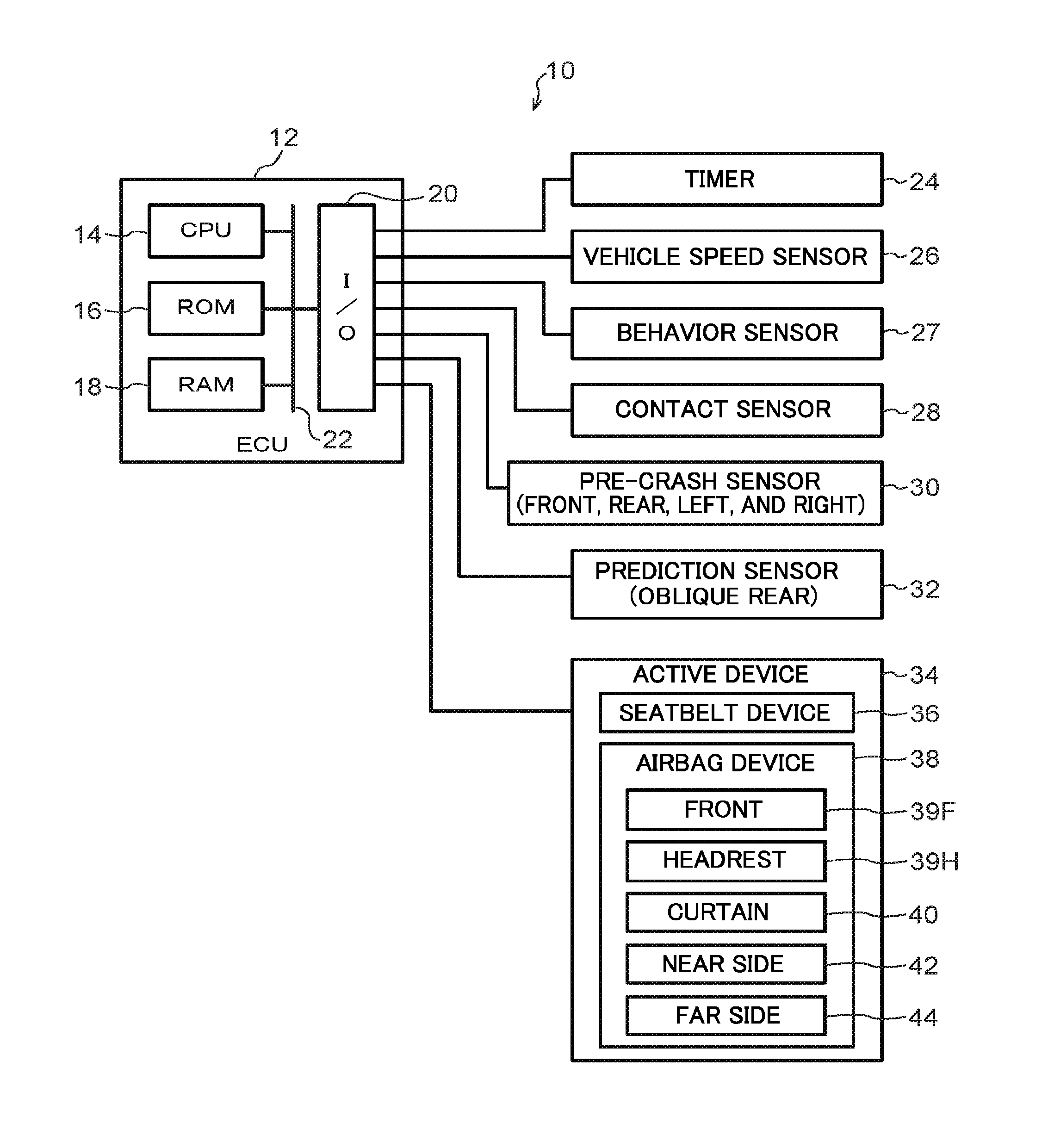 Vehicle occupant protection device and vehicle occupant protection method