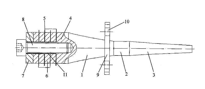 Complex frequency sandwich structure ultrasonic transducer