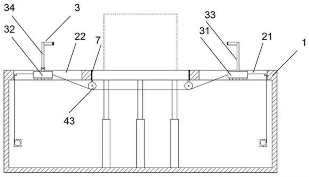 Weight classification device for large logistics boxes