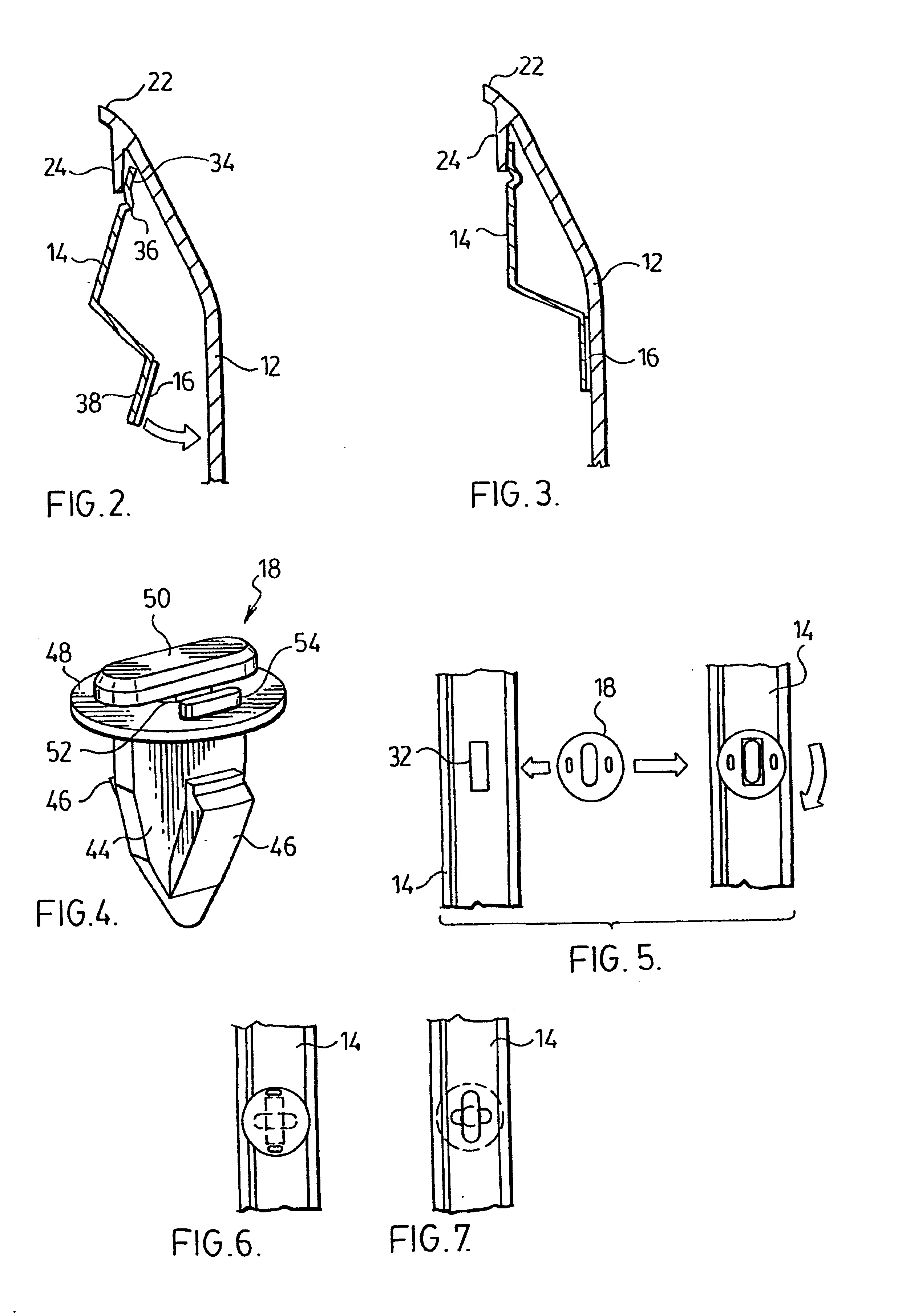 Method of attaching a cladding to a vehicle