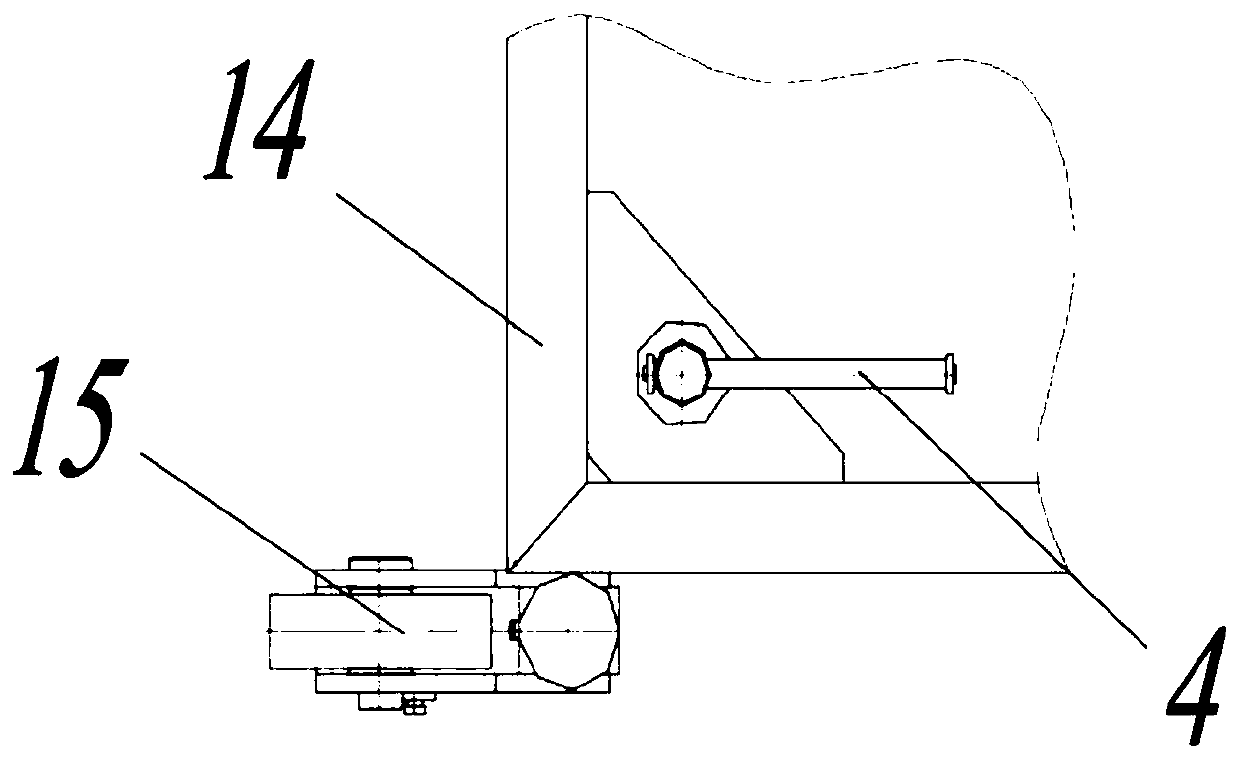 Trailer for installing hovercraft side air chamber