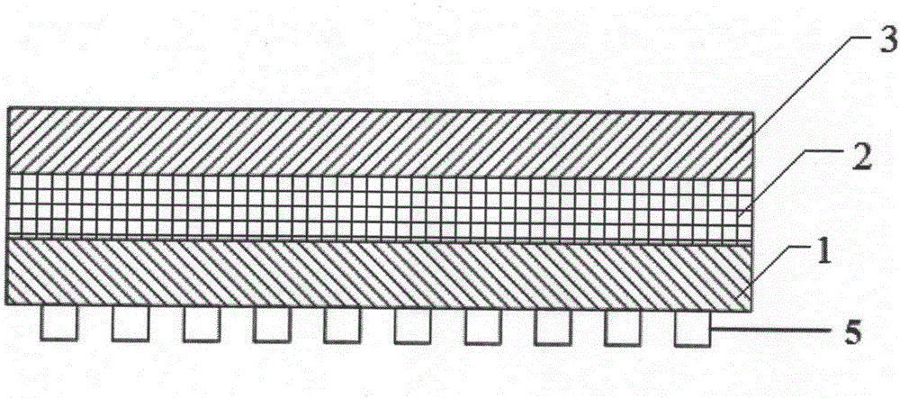 Flexible stretchable electromagnetic shielding film and preparation method thereof