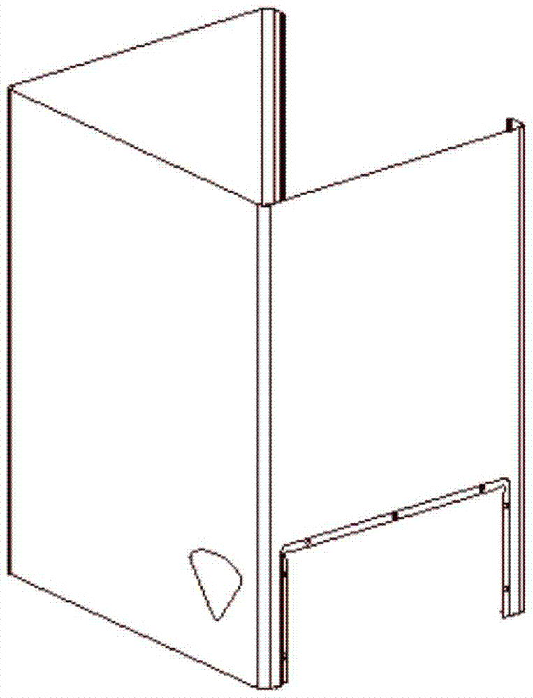 A plate structure and its evaporator liner and condenser side plate