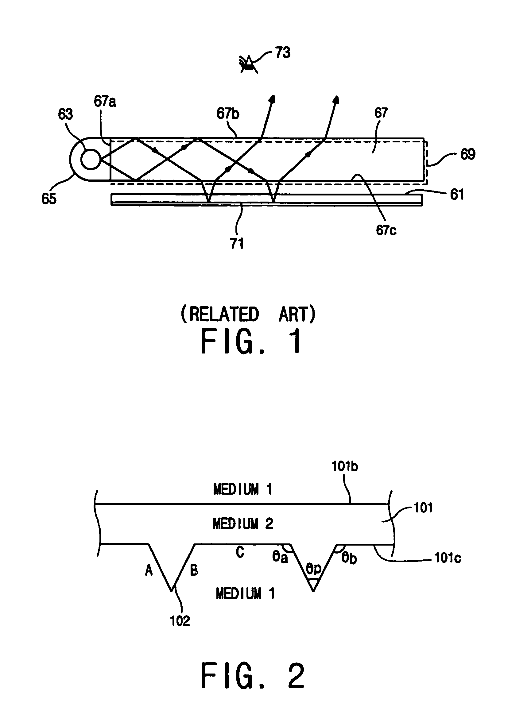 Reflective liquid crystal display device having an auxiliary light source device with a uniform light distribution